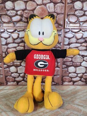 13" Garfield The Cat in A Georgia Bulldogs Shirt Collegiate Licensed Toy Factory